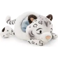 Nici Léopard des neiges Eleni Snowbell 20 cm couché Peluche