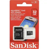 SanDisk SDSDQM-032G-B35A, 32 Go, MicroSDHC, classe 4, noir