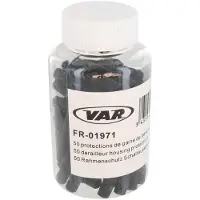 VAR Cable Protective Rubber 50 Units Noir 4 mm