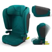 Kinderkraft UNITY 2 Siège enfant 100-150 cm, 15-36 kg, pliable, ISOFIX, SPS+ & H-GUARD, position sommeil, système AIR FLOW, Vert