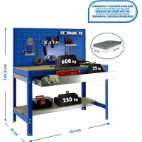 Simon Rack Simonwork (bancos De Trabajo) Établi Bt2 Box 1445x1510x610 Mm