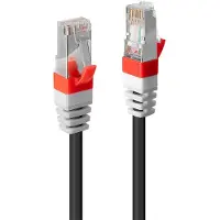 Lindy 45361 SSTP Cat6A Kabel schwarz 0.30m LOSH, inkl Testprotokoll