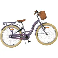 Volare Vélo enfant Blossom - Filles - 24 pouces - Violet - 3 vitesses