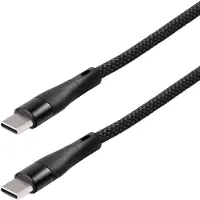 MaxTrack câble magnétique de charge et de données USB type C de 1,5m avec puce E-marker QC3 100W jusqu'à 480Mbps