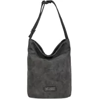 Fritzi aus Preußen sac à épaule Sumo01 Rub Mix Hobo Bag Black Idol anthracite
