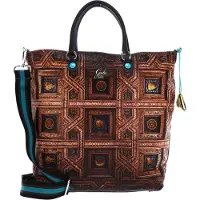 Gabs Cuir sac à épaule sac à épaule bandoulière Evelyn Basic Shoulderbag Palazzo Mantova brun