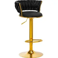 Activeshop 4Rico Bar Hocker Qs-B313A Velvet Black