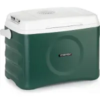 Klarstein Glacière électrique BeerBelly 21 - 21 L, 3 connexions : 230 V, 12 V, allume-cigare et USB, glacière pour voiture, fonction réfrigération et réchauffement, pour voiture, camion, camping, vert