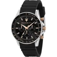 Maserati Montre à affichage analogique noir