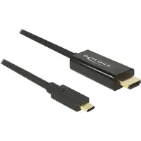 DeLOCK Usb C To Hdmi M/m Video 4k Cable 1 M 30hz Noir