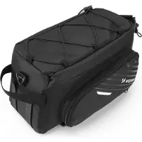 Wozinsky 9L Shoulder Strap Bike Bag (Rain Cover Included) Black (Wbb22Bk)