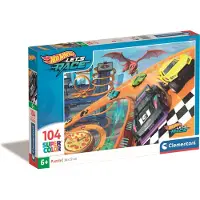 Clementoni , le Puzzle européen Made in Italie Puzzle Hotwheels - 100 à 149 pièces