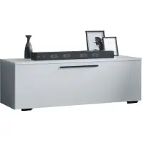 VCM Meubles Meuble Télévision | Planche | Armoire Meuble Télévision avec porte pliante large | Dimensions H. 39 x W. 115 x D. 40 cm | Fernseh Furniture – Arila M