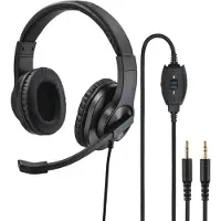 Hama 139925 HS-P300 Headset schwarz