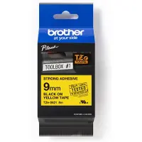 Brother TZe-S621 - (9 mm) - Noir sur jaune - Ruban