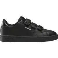 Reebok Court Clean Hook & Loop Straps Trainers Noir EU 27 Enfants