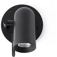 Faro Orleans 1-light wall lamp noir