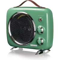 Ariete Radiateur soufflant Vintage Retro 2000w, Vert
