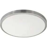 Eglo LED plafonnier Competa 1 Round 24w - 3000K - 43cm gris métal