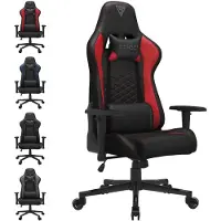 Sense7 Spellcaster, Chaise gaming, Rouge, Noir