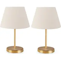 Opviq , AYD - 2339, lampes de table, crème, PVC, 22 x 22 x 37 cm