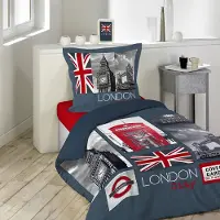 Douceur d'intérieur Linge de lit pour enfants COUNT PRINT, 140 x 200 cm