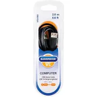 Bandridge Usb 2.0 A Male To Usb 2.0 A Female 2 M Black