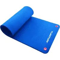 Tunturi Matelas tapis fitness Pro 140cm bleu