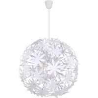 Globo Lampe pendante blanche Stella fleurs Ø 60cm