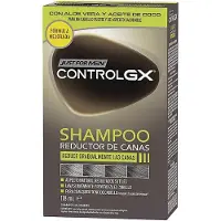 Just for men Control GX Shampoo shampoing et après-shampoing pour cheveux gris pour homme 118 ml