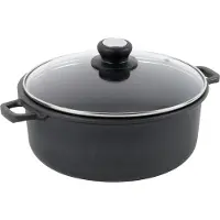 De Buyer Casserole À Rôti De Avec Couvercle En Verre Choc Extreme Ø 28 Cm