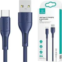 Usams Kabel U68 Usb-C 2A Fast Charge1M Niebieski/Blue Sj501Usb03 (Us-Sj501)