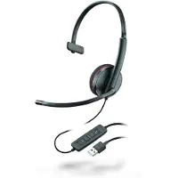 HP Poly POLY Blackwire C3210 Casque Avec fil Arceau Appels/Musique USB Type-A Noir, Rouge