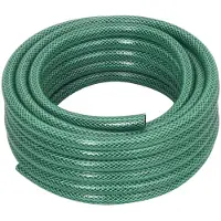 vidaXL Tuyau d'arrosage avec kit de raccords Vert 20 m PVC