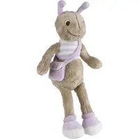 Happy horse Doudou fourmi Amy 28cm - violet marron - Insectes en peluche