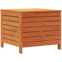 vidaXL Tabouret de jardin brun cire 62x63,5x53,5 cm pin massif