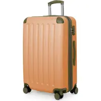 Hauptstadtkoffer - Spree - Trolley de taille moyenne avec extension, valise d'enregistrement bagage de soute, Hardshell Suitcase ABS, 65 cm, TSA, 74 litres,Marille