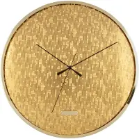 Karlsson Horloge murale boule disco or - 40cm