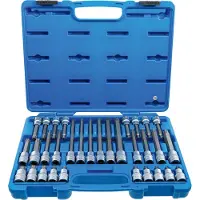 Bgs Jeu de douilles à embout, entraînement carré intérieur 12,5 mm (1/2") profil TP (pour Torx Plus) TP20 - TP70 32pcs - 5190