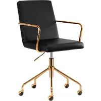 Activeshop Fauteuil cosmétique Qs-Of211G Or Noir