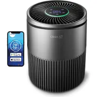 Clean air optima Purificateur d'air intelligent à ioniseur HEPA-UV CA-503T Compact Smart - Convient pour les pièces jusqu'à 30m² / 75m