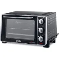 De'Longhi Toaster Oven EO20792 20L Noir et Argent avec Grill 700W