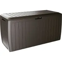 Prosperplast Zahradní box BOXE BOARD 116 cm - 290 l - barva: umbra