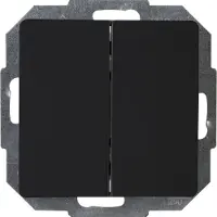 Kopp 650350083 Interrupteur va-et-vient Paris noir mat