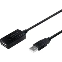 Logilink Câble USB 2.0 noir 20 m