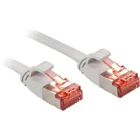 Lindy Patchkabel Cat6 U/FTP Flachband grau 2.00m