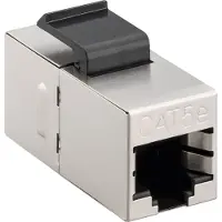 Goobay Module Keystone Connecteur RJ45 CAT 5e, STP - largeur 15,95 mm, 2x prise RJ45 (8P8C)
