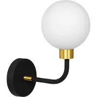 Toolight Applique Murale APP1301-1W Black Gold