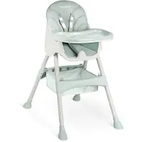 Ricokids Chaise d'alimentation Milo avec table verte