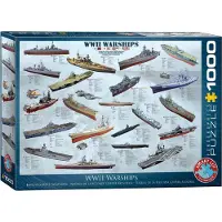 Sonstige Verlage EUROGRAPHICS Puzzle Navires de guerre de la Seconde Guerre mondiale 1000 pièces